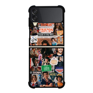 STRANGER THINGS AESTHETIC COLLAGE Samsung Galaxy Z Flip 3 Case Cover