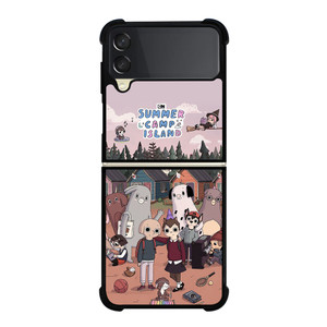 SUMMER CAMP ISLAND CHARACTERS Samsung Galaxy Z Flip 3 Case Cover
