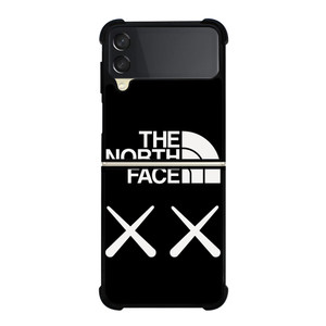 THE NORTH FACE X KAWS LOGO Samsung Galaxy Z Flip 3 Case Cover THE NORTH FACE X KAWS LOGO Samsung Galaxy Z Flip 3 Case Cover
