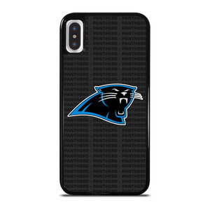 CAROLINA PANTHERS FOOTBALL TEXT iPhone X / XS Case Cover
