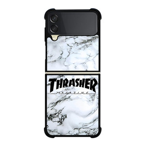 THRASHER SKATEBOARD MARBLE Samsung Galaxy Z Flip 3 Case Cover THRASHER SKATEBOARD MARBLE Samsung Galaxy Z Flip 3 Case Cover