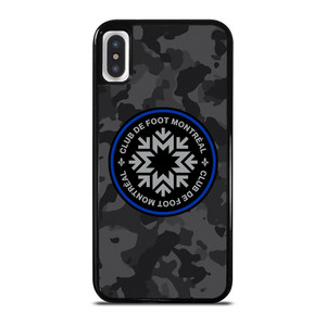 CF MONTREAL MLS BLACK CAMO iPhone X / XS Case Cover CF MONTREAL MLS BLACK CAMO iPhone X / XS Case Cover