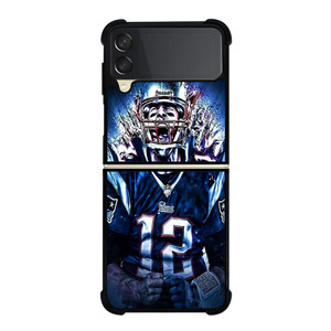 TOM BRADY NEW ENGLAND PATRIOTS NFL Samsung Galaxy Z Flip 3 Case Cover