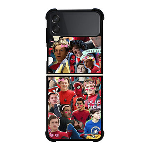 TOM HOLLAND SPIDERMAN COLLAGE Samsung Galaxy Z Flip 3 Case Cover TOM HOLLAND SPIDERMAN COLLAGE Samsung Galaxy Z Flip 3 Case Cover