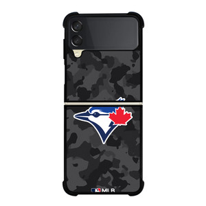 TORONTO BLUE JAYS BASEBALL BLACK CAMO Samsung Galaxy Z Flip 3 Case Cover
