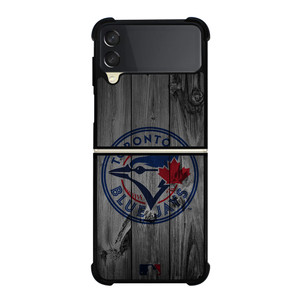 TORONTO BLUE JAYS BASEBALL MLB WOOD LOGO Samsung Galaxy Z Flip 3 Case Cover