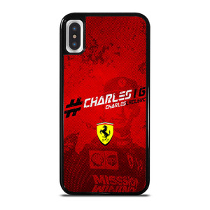 CHARLES LECLERC FERRARI FORMULA ONE F1 RACING 5 iPhone X / XS Case Cover