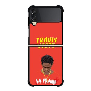 TRAVIS SCOTT LA FLAME Samsung Galaxy Z Flip 3 Case Cover TRAVIS SCOTT LA FLAME Samsung Galaxy Z Flip 3 Case Cover