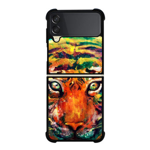 TRIPPY TIGER ART Samsung Galaxy Z Flip 3 Case Cover TRIPPY TIGER ART Samsung Galaxy Z Flip 3 Case Cover