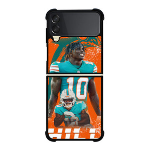 TYREEK HILL MIAMI DOLPHINS NFL Samsung Galaxy Z Flip 3 Case Cover TYREEK HILL MIAMI DOLPHINS NFL Samsung Galaxy Z Flip 3 Case Cover