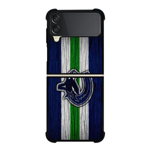 VANCOUVER CANUCKS WOODEN LOGO Samsung Galaxy Z Flip 3 Case Cover VANCOUVER CANUCKS WOODEN LOGO Samsung Galaxy Z Flip 3 Case Cover