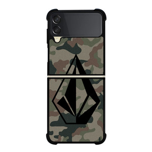 VOLCOM LOGO CAMO Samsung Galaxy Z Flip 3 Case Cover