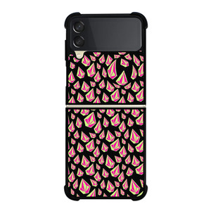 VOLCOM LOGO PATTERN Samsung Galaxy Z Flip 3 Case Cover VOLCOM LOGO PATTERN Samsung Galaxy Z Flip 3 Case Cover