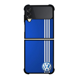 VOLKSWAGEN BLUE STRIPE LOGO Samsung Galaxy Z Flip 3 Case Cover