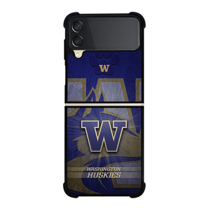 WASHINGTON HUSKIES FOOTBALL LOGO Samsung Galaxy Z Flip 3 Case Cover WASHINGTON HUSKIES FOOTBALL LOGO Samsung Galaxy Z Flip 3 Case Cover