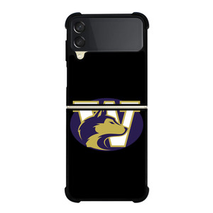 WASHINGTON HUSKIES FOOTBALL SYMBOL Samsung Galaxy Z Flip 3 Case Cover WASHINGTON HUSKIES FOOTBALL SYMBOL Samsung Galaxy Z Flip 3 Case Cover