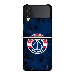 WASHINGTON WIZARDS BASKETBALL NBA FIRE Samsung Galaxy Z Flip 3 Case Cover WASHINGTON WIZARDS BASKETBALL NBA FIRE Samsung Galaxy Z Flip 3 Case Cover