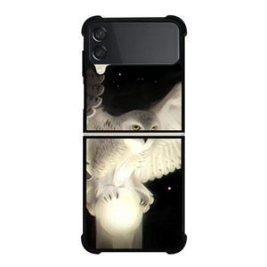 WHITE WOL CUTE Samsung Galaxy Z Flip 3 Case Cover WHITE WOL CUTE Samsung Galaxy Z Flip 3 Case Cover