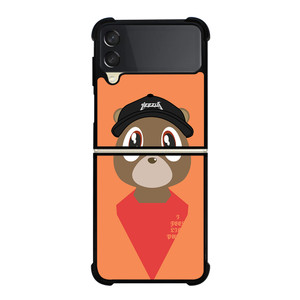 YEEZY BEAR I FEEL LIKE PABLO Samsung Galaxy Z Flip 3 Case Cover YEEZY BEAR I FEEL LIKE PABLO Samsung Galaxy Z Flip 3 Case Cover