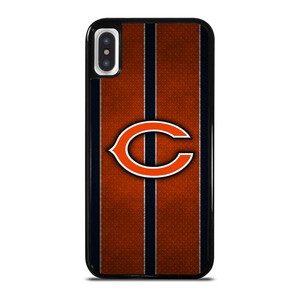 CHICAGO BEARS NFL METAL STRIPE iPhone X / XS Case Cover