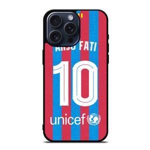 ANSU FATI 10 FC BARCELONA 2022 iPhone 15 Pro Max Case Cover