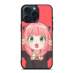ANYA SPY X FAMILY PINK iPhone 15 Pro Max Case Cover ANYA SPY X FAMILY PINK iPhone 15 Pro Max Case Cover