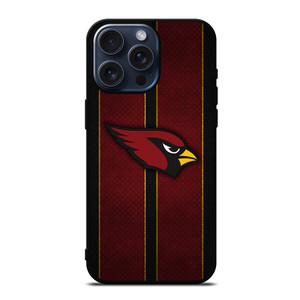 ARIZONA CARDINALS NFL METAL STRIPE iPhone 15 Pro Max Case Cover