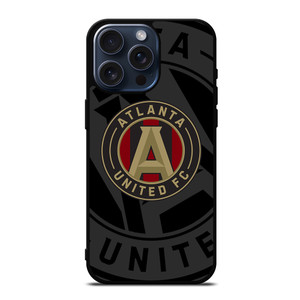 ATLANTA UNITED FC MLS BLACK iPhone 15 Pro Max Case Cover