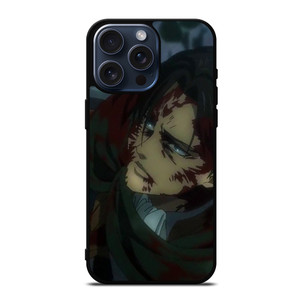 ATTACK ON TITAN LEVI ACKERMAN FIGHT iPhone 15 Pro Max Case Cover ATTACK ON TITAN LEVI ACKERMAN FIGHT iPhone 15 Pro Max Case Cover