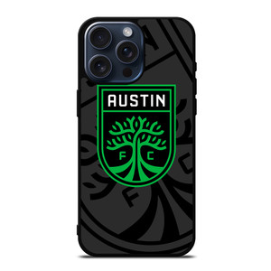 AUSTIN FC MLS BLACK iPhone 15 Pro Max Case Cover