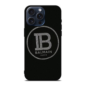 BALMAIN PARIS LOGO iPhone 15 Pro Max Case Cover