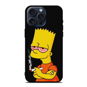 BART SIMPSONS WEEDS CIGARATTE iPhone 15 Pro Max Case Cover