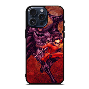 BATMAN AND ROBIN DC SUPERHERO iPhone 15 Pro Max Case Cover