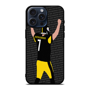BEN ROETHLISBERGER PITTSBURGH STEELERS CARTOON iPhone 15 Pro Max Case Cover