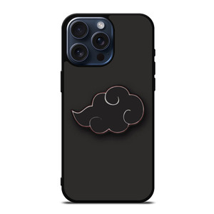 BLACK AKATSUKI iPhone 15 Pro Max Case Cover