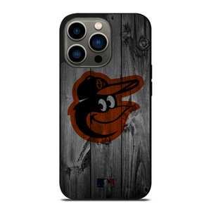 BALTIMORE ORIOLES BASEBALL MLB WOOD LOGO iPhone 13 Pro Case Cover