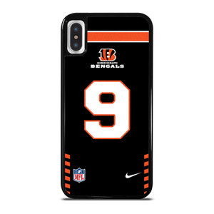 CINCINNATI BENGALS JOE BURROW 9 NFL NIKE iPhone X / XS Case Cover