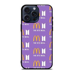 BTS BANGTAN BOYS X MCDONALD iPhone 15 Pro Max Case Cover