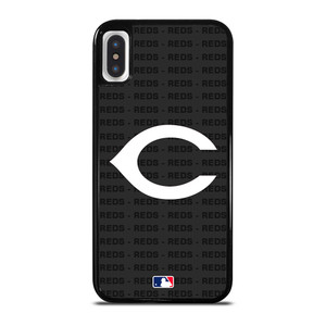 CINCINNATI REDS BASEBALL BLACK iPhone X / XS Case Cover