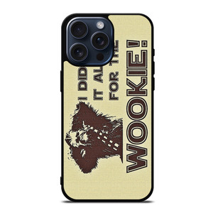 CHEWBACCA WOOKIE STAR WARS iPhone 15 Pro Max Case Cover