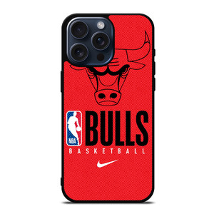 CHICAGO BULLS NBA BASKETBALL LOGO iPhone 15 Pro Max Case Cover