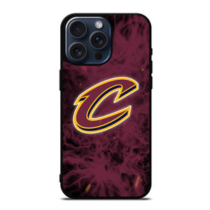 CLEVELAND CAVALIERS BASKETBALL NBA FIRE iPhone 15 Pro Max Case Cover
