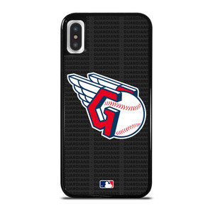 CLEVELAND GUARDIANS BASEBALL BLACK iPhone X / XS Case Cover