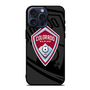 COLORADO RAPIDS MLS BLACK iPhone 15 Pro Max Case Cover