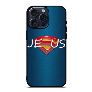 COOL SUPERMAN JESUS iPhone 15 Pro Max Case Cover