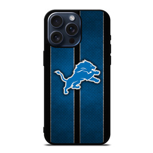 DETROIT LIONS NFL METAL STRIPE iPhone 15 Pro Max Case Cover DETROIT LIONS NFL METAL STRIPE iPhone 15 Pro Max Case Cover