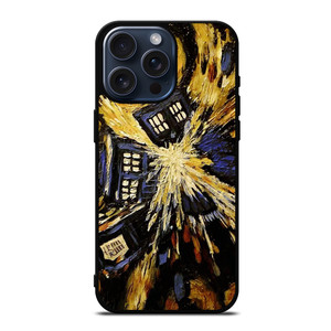 DOCTOR WHO EXPLODING TARDIS iPhone 15 Pro Max Case Cover