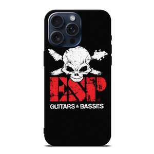 ESP GUITARS AND BASSES LOGO iPhone 15 Pro Max Case Cover