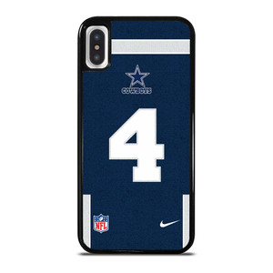 DALLAS COWBOYS DAK PRESCOTT 4 NFL NIKE iPhone X / XS Case Cover DALLAS COWBOYS DAK PRESCOTT 4 NFL NIKE iPhone X / XS Case Cover