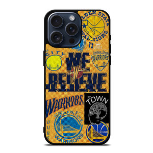 GOLDEN STATE WARRIORS NBA BASKETBALL COLLAGE iPhone 15 Pro Max Case Cover
